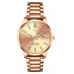 USWEL Unisex Slim Fashion Watch, Elegant Design with 2 Years Warranty, Swiss Movement, 100m Water Resistant - 40MM - Model U010 - Rose Gold