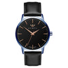 USWEL Trend Leather Watch for Men, Elegant Design with 2 Years Warranty, 100m Water Resistant - 40MM - Model U018