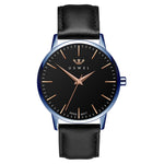 USWEL Trend Leather Watch for Men, Elegant Design with 2 Years Warranty, 100m Water Resistant - 40MM - Model U018