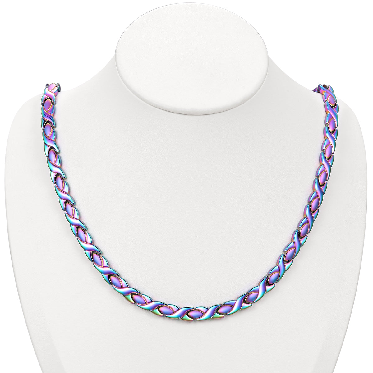 USWEL Magnetic Therapy Insomnia Necklace for Women, Jewelry Gift for Mother and for Wife (20” Long)