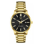 USWEL Unisex Slim Fashion Watch, Elegant Design with 2 Years Warranty, Swiss Movement, 100m Water Resistant - 40MM - Model U010 - Gold