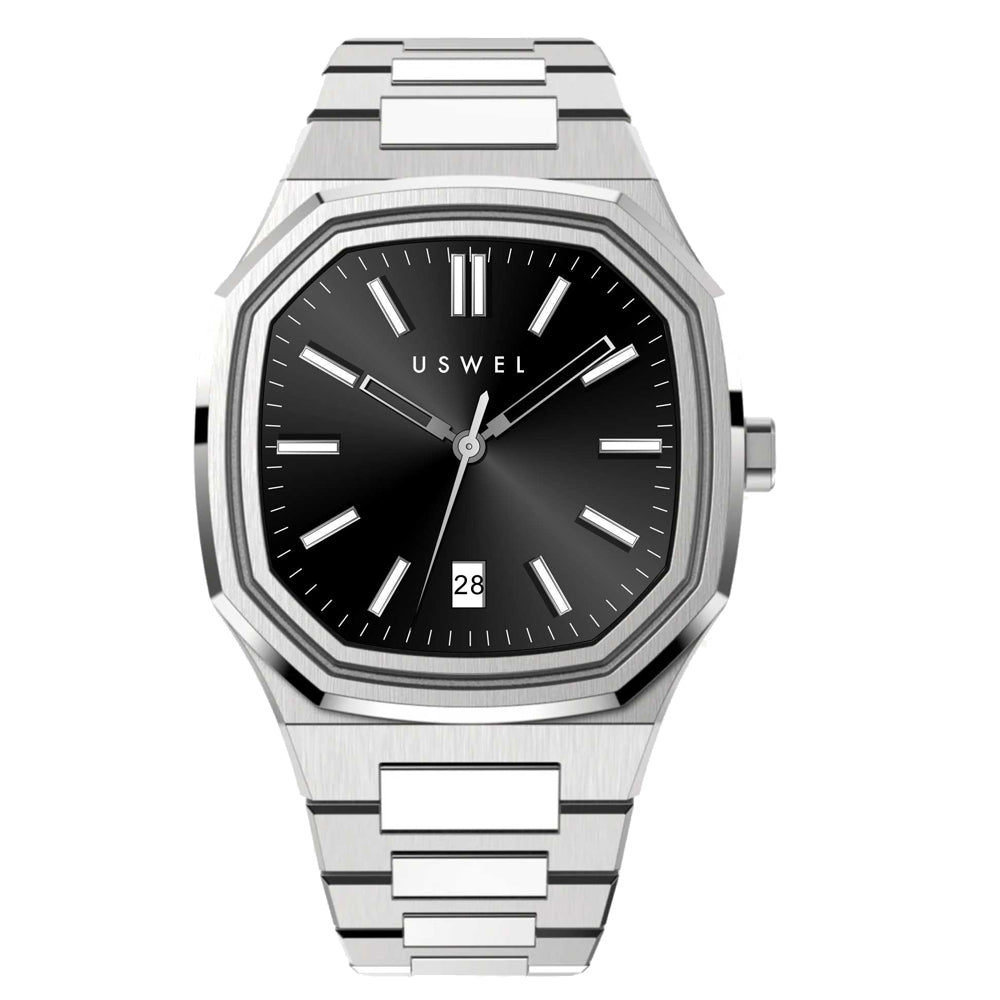 USWEL Class Watch for Men, 38MM Diameter, 7MM Thick, 100M Water Resistant --U012