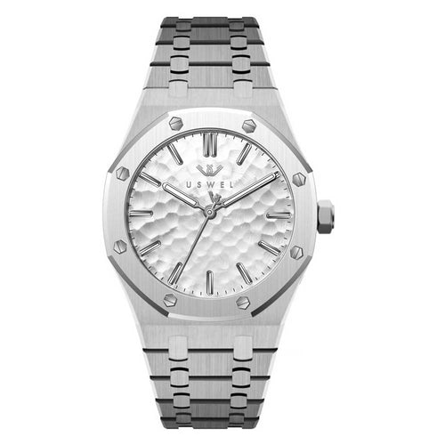 USWEL Automatic Watch for Men, Brand Design at Discounted Price, Seiko Movement and Hand Textured Dial - 42MM - Model U001