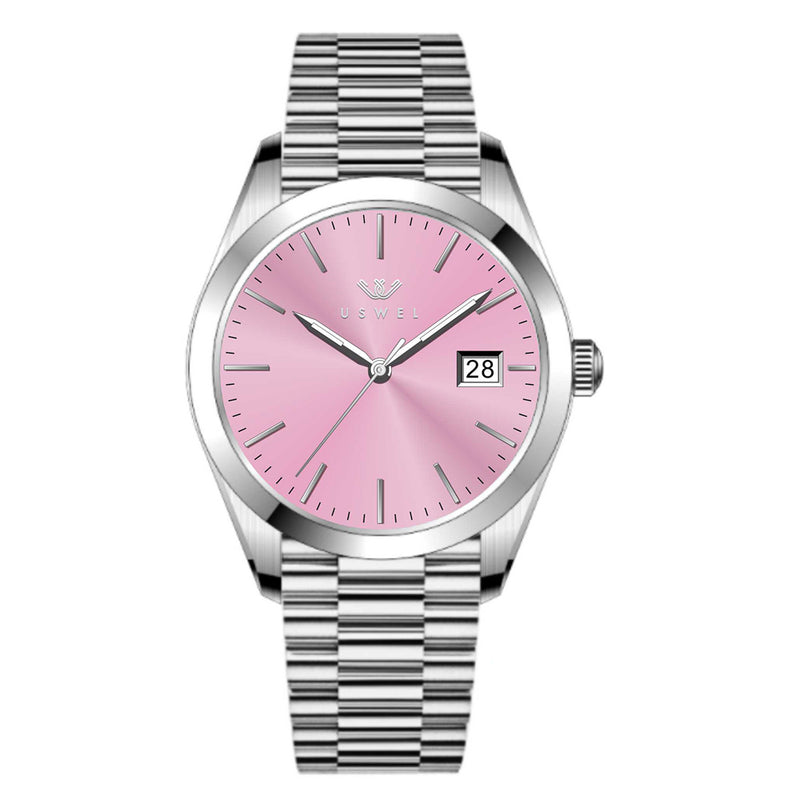 USWEL Trend Watch for Women, Elegant Design with 2 Years Warranty, Light Weight and 100m Water Resistant - 35MM - Model U002H